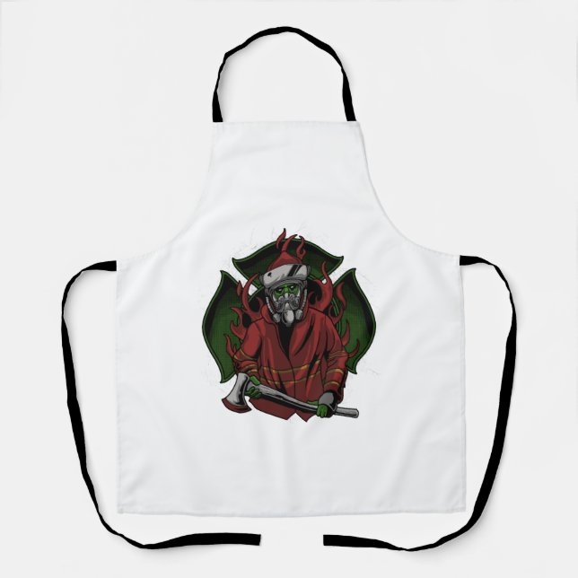 Firefighter Halloween Costume Apron (Front)