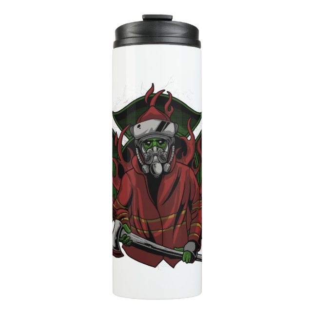 Firefighter Halloween Costume Thermal Tumbler (Front)