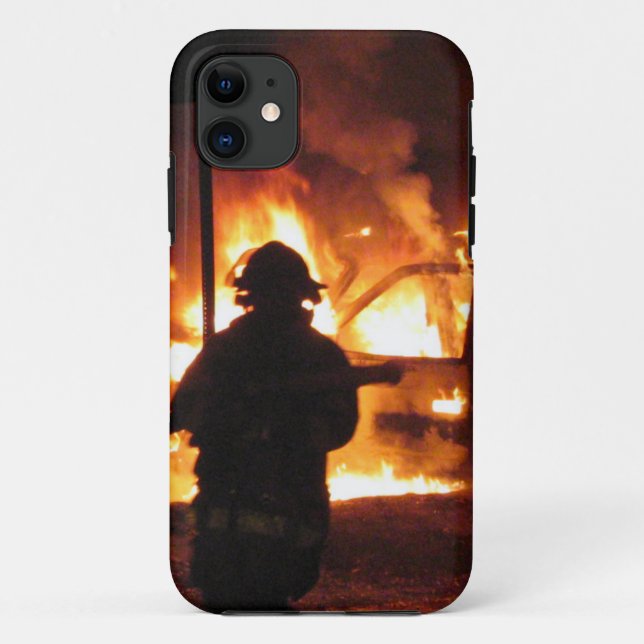 Firefighter Handline Case-Mate iPhone Case (Back)