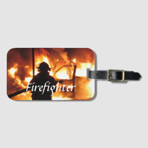 Firefighter Handline    Luggage Tag