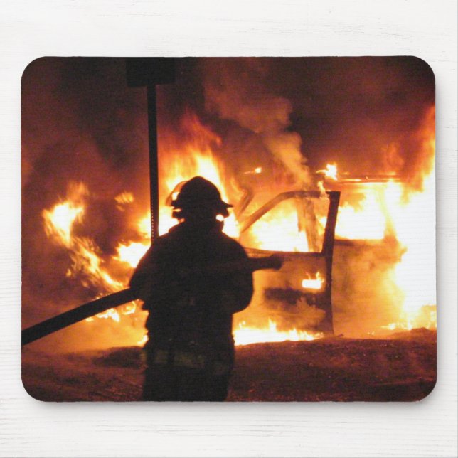 Firefighter Handline Mouse Mat (Front)