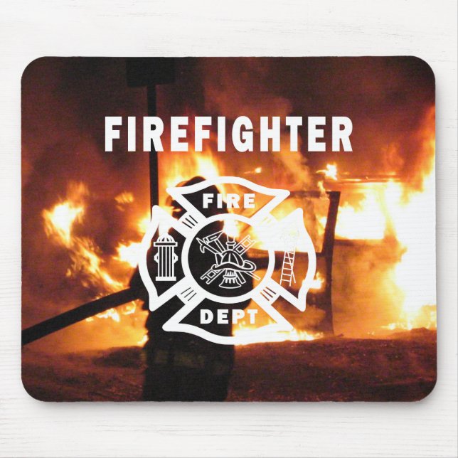 Firefighter Handline Mouse Mat (Front)