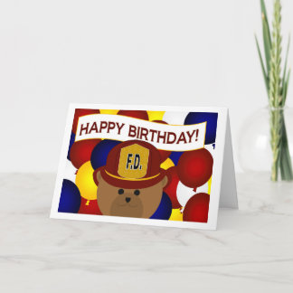 Firefighter - Happy Birthday Firefighter Hero! Card