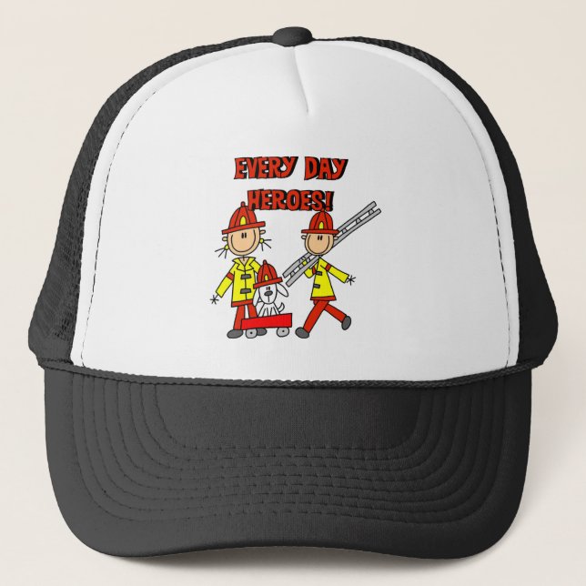 Firefighter Heroes Trucker Hat (Front)