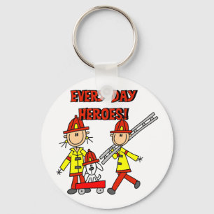 Firefighter Heroes Tshirts and Gifts Key Ring