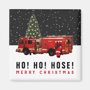 Firefighter Holiday Gifts Magnet