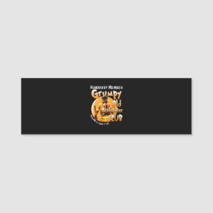 Firefighter   Honorary Member Grumpy Firefighter Name Tag