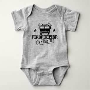 Firefighter In Training Baby Bodysuit