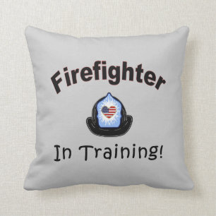 Firefighter In Training Cushion
