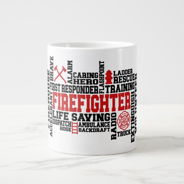 Firefighter Jumbo Mug (Front)