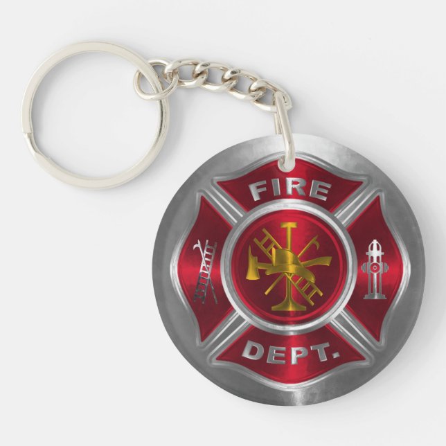 Firefighter  key ring (Front)