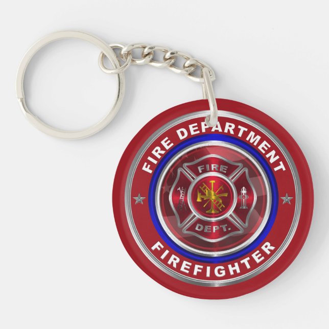 Firefighter  key ring (Front)