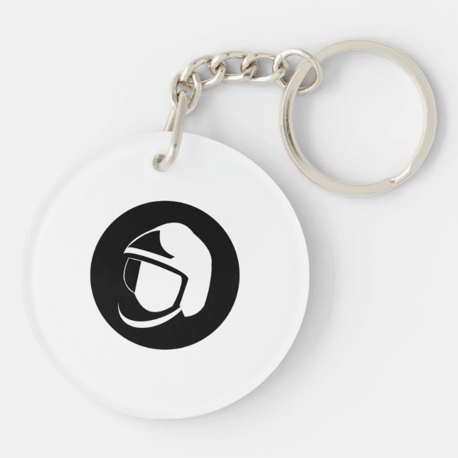 Firefighter Keyring (Back)