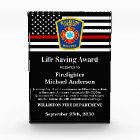 Firefighter Life Saving Department Custom Logo