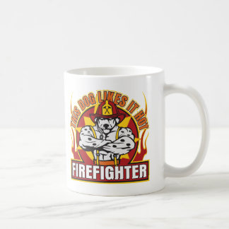 Firefighter Likes it Hot Coffee Mug