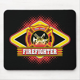 Firefighter Logo Mouse Mat