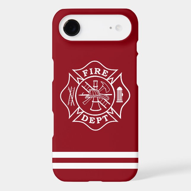 Firefighter Maltese Cross Phone Case (Back)
