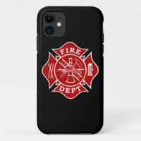 Firefighter Maltese Cross Phone Case