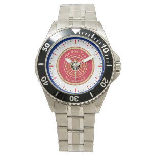 Firefighter Maltese Cross Rope Shield Universal Watch