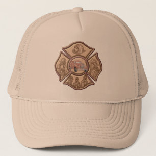 Firefighter Maltese Cross Trucker Hat
