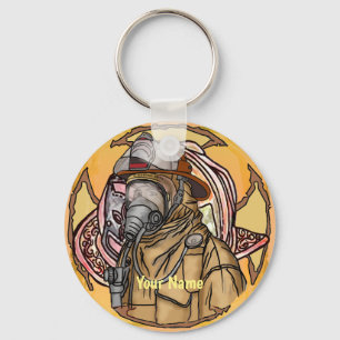 Firefighter Mask keychains
