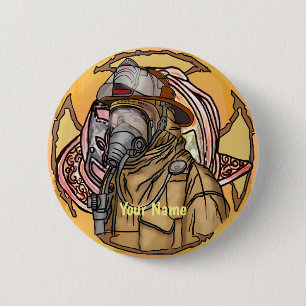 Firefighter Mask pin
