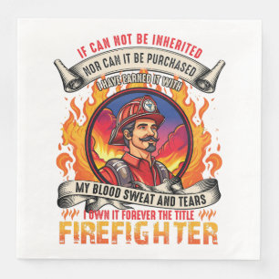 Firefighter Men Napkin