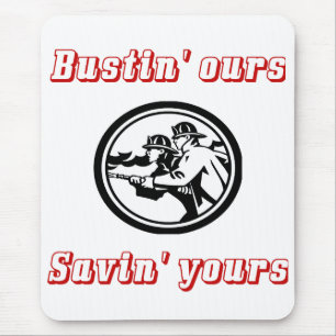 Firefighter Mouse Pad. Mat