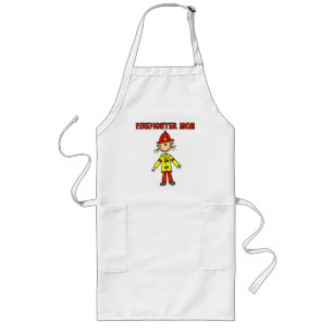 Firefighter Mum Tshirts and Gifts Long Apron