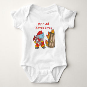 Firefighter  My Aunt Saves Lives Tshirts and Gifts