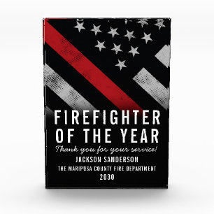Firefighter of the Year Employee Recognition Photo Block