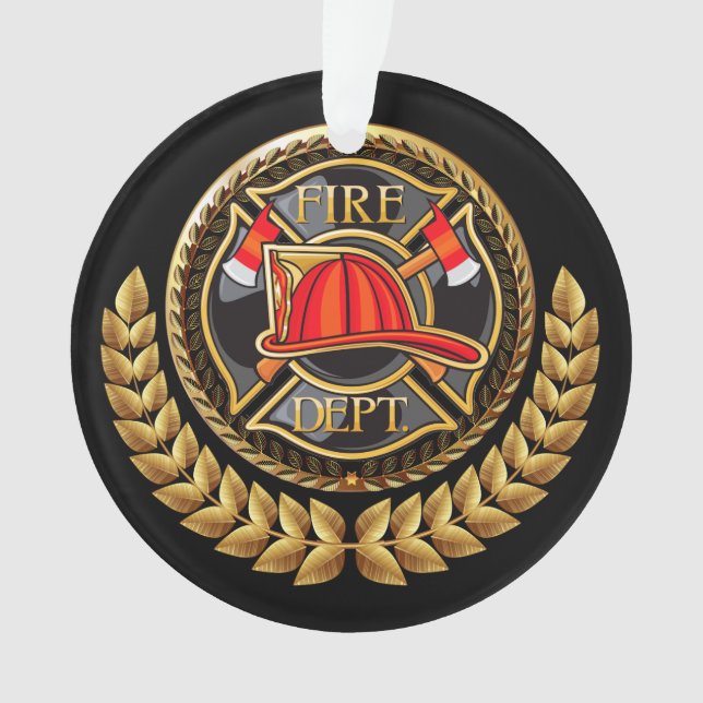 Firefighter Ornament (Front)