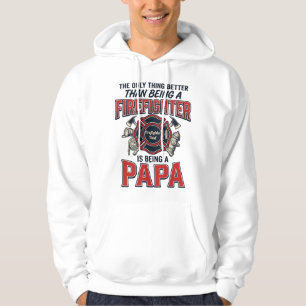 Firefighter Papa Vintage Engraving Shirt Design_1