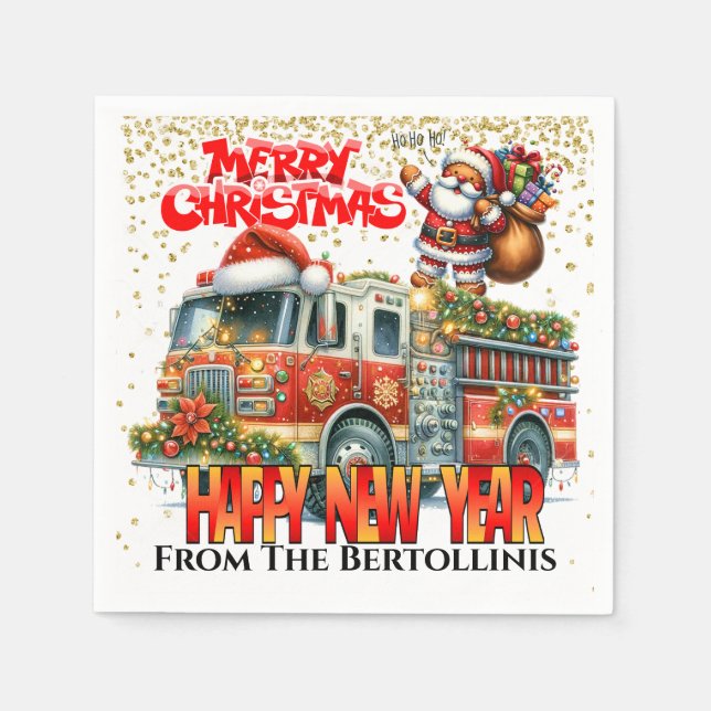 FIREFIGHTER Paper Napkin (Front)