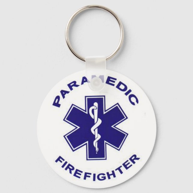 Firefighter Paramedic Key Ring (Front)