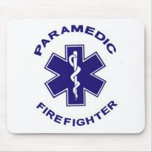 Firefighter Paramedic Mouse Mat