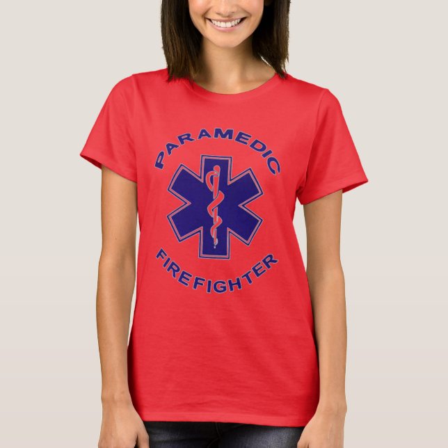 Firefighter Paramedic T-Shirt (Front)
