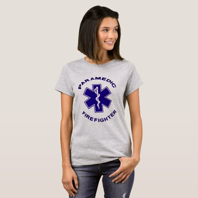 Firefighter Paramedic T-Shirt (Front Full)
