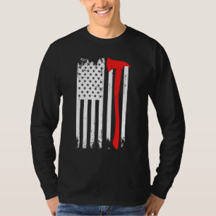Firefighter Patriotic Fireman Firefighting Rescuer T-Shirt