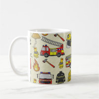 Firefighter Pattern, Fire Truck, Rescue Gear, Flam