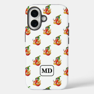 Firefighter Pepper Customisable White Thumbs-Up iPhone 16 Case