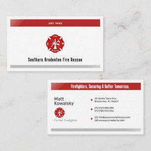 Firefighter Perfect Business Card