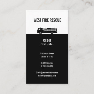 Firefighter Perfect Business Card