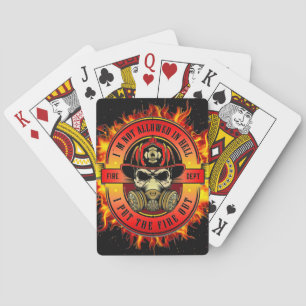 Firefighter  playing cards