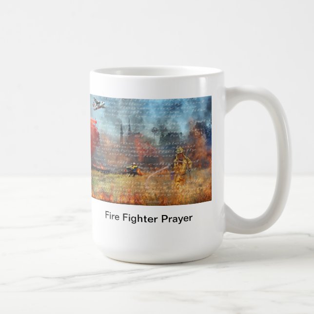 Firefighter Prayer Coffee Mug (Right)