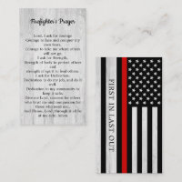 Firefighter Prayer Thin Red Line Fireman