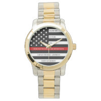 Firefighter Retirement Anniversary Thin Red Line