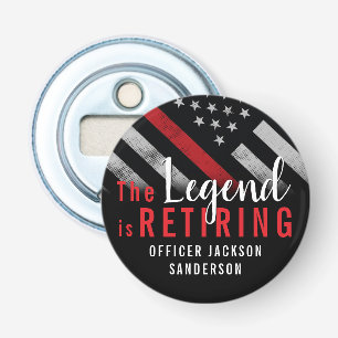 Firefighter Retirement Fire Department Fireman Bottle Opener