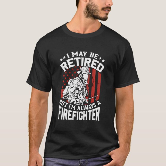 Firefighter Retirement T-Shirt (Front)