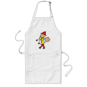 Firefighter Saving Lives T-shirts and Gifts Long Apron